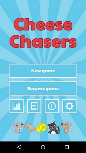 Cheese Chasers - main menu