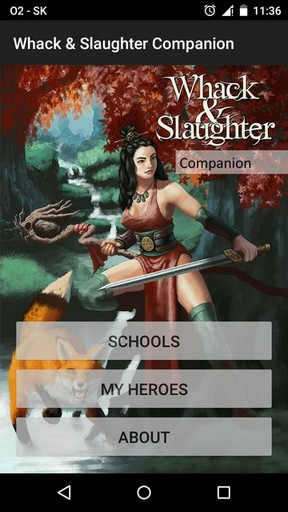 Whack & Slaughter Companion - main menu
